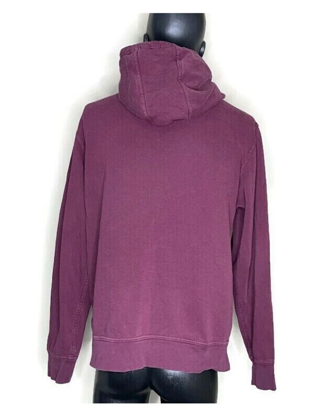 The North Face Outdoor Goods Burgundy Pull Over Hoodie Sweatshirt Mens Size L